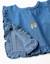 Blouse style poncho en jean avec volants et broderie Bleu 3 - vertbaudet enfant 