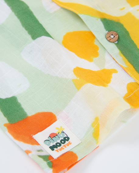 Chemise garçon à imprimé artistique Vert 5 - vertbaudet enfant 