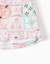 Robe + bloomer en coton avec motif mosaïque Blanc 4 - vertbaudet enfant 