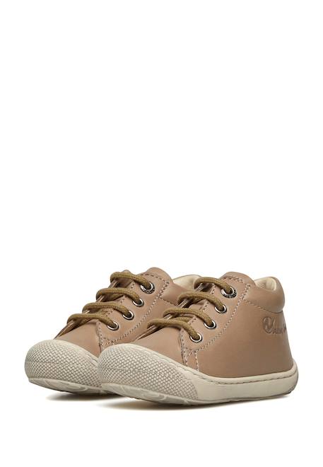 Chaussures en cuir cocoon Bleu-+Cognac-+Gris tourterelle-+Marine-+Vert foncé- 15 - vertbaudet enfant 