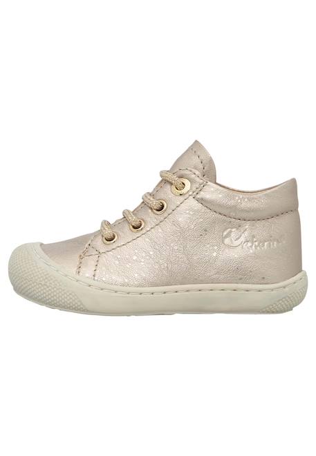Chaussures en cuir metallisé cocoon Rose chair- 3 - vertbaudet enfant 