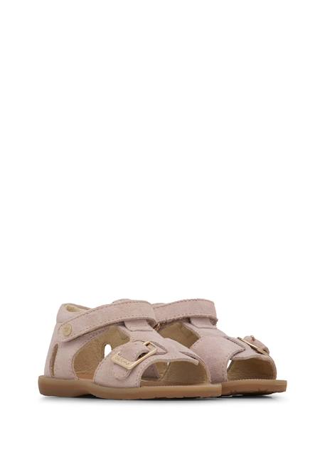 Sandales en suède quarzo Rose poudré- 2 - vertbaudet enfant 