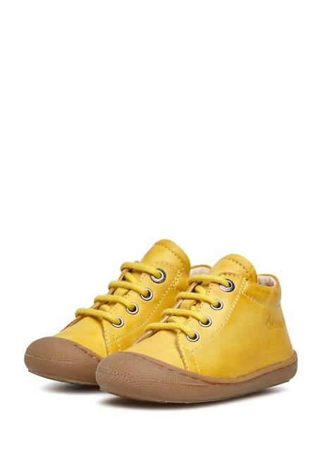 Chaussures premiers pas en cuir cocoon Bleu clair-+Bleu foncé-+Gris-+Jaune-+Sage- 21 - vertbaudet enfant 