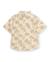 Chemise garçon en tissu tissé avec motif palmiers Beige 2 - vertbaudet enfant 