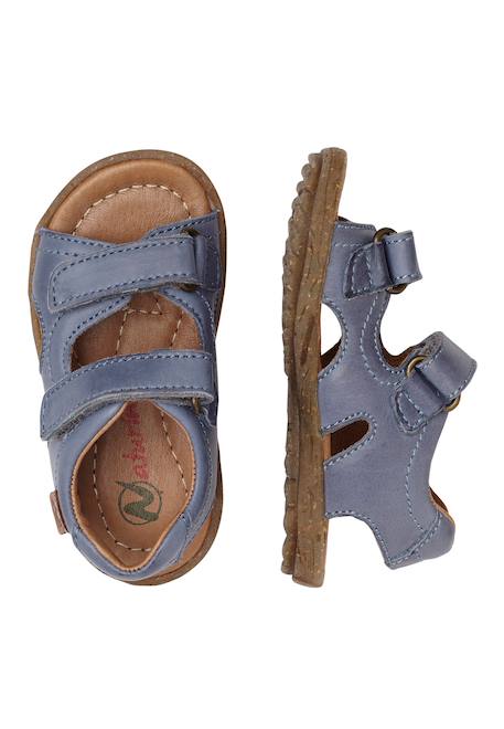 Sandales en cuir sky Beige-+Bleu clair-+Cognac-+Marine-+Orange-+Vert clair- 9 - vertbaudet enfant 