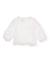 Blouse fille unie avec applications florales Blanc 2 - vertbaudet enfant 