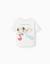 T-shirt en coton avec imprimé minnie et daisy Blanc 1 - vertbaudet enfant 