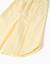 Pantalon à jambe large en coton à rayures Jaune clair 4 - vertbaudet enfant 