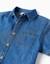 Chemise à manches courtes en jean avec poche Bleu 3 - vertbaudet enfant 
