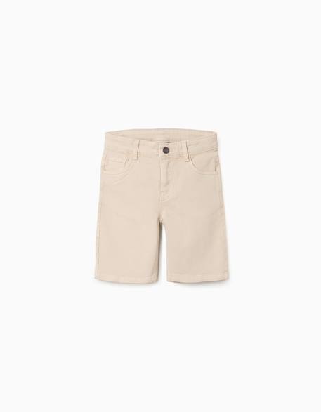 Garçon-Short midi en sergé avec cinq poches