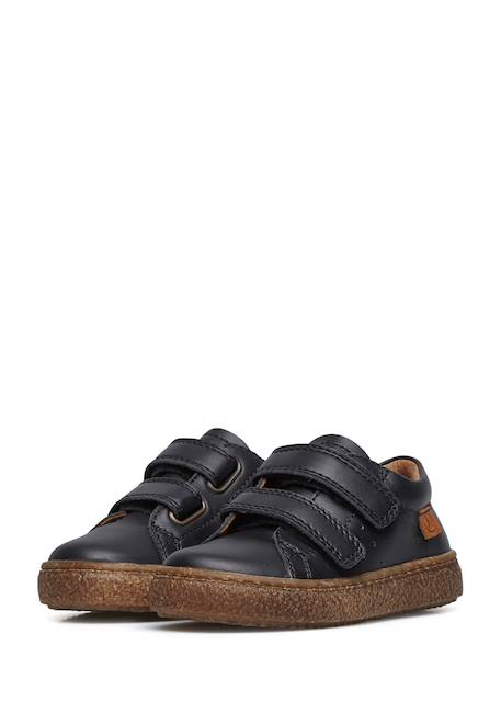 Baskets en cuir carex vl Gris tourterelle-+Marine-+Noir- 15 - vertbaudet enfant 