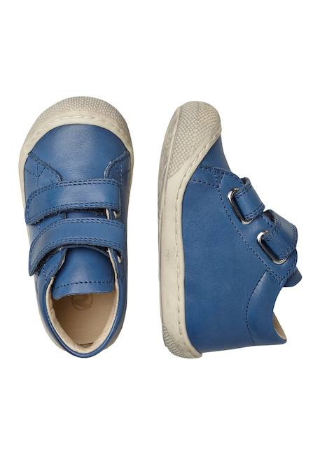 Chaussures en cuir cocoon vl Blanc-+Bleu foncé-+Bleu-bleu ciel-+Gris-+Gris tourterelle-+Gris-bleu-+Jaune-+Marron-+Vert foncé- 14 - vertbaudet enfant 