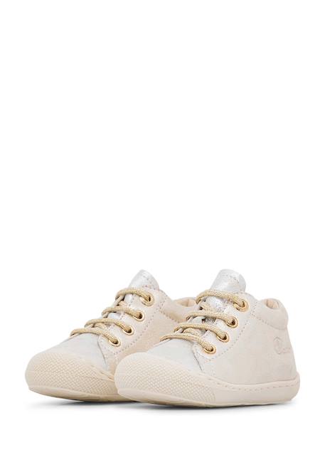 Chaussures en suède cocoon Blanc-argenté- 5 - vertbaudet enfant 