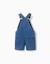 Salopette courte en jean avec poches Bleu 2 - vertbaudet enfant 