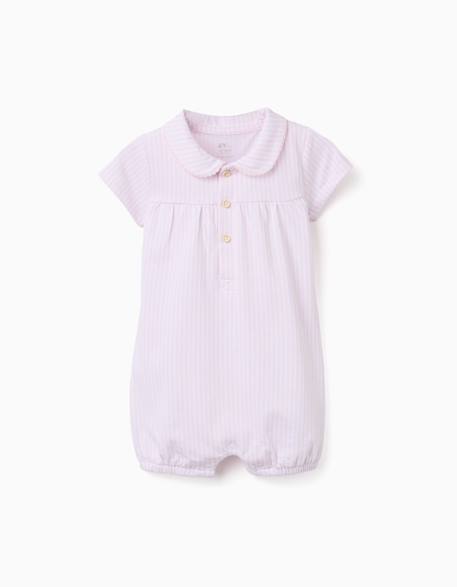 Bébé-Combishort en coton à rayures