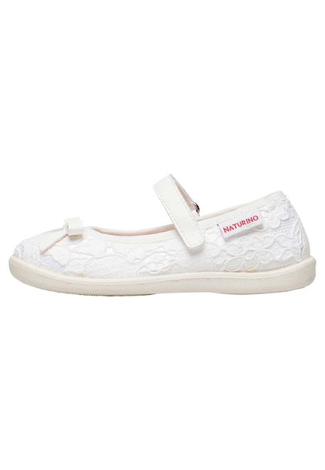 Ballerines en tissu claries 2 Blanc- 3 - vertbaudet enfant 