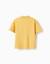 T-shirt en coton avec col mao et poche Bleu foncé+Jaune foncé 5 - vertbaudet enfant 