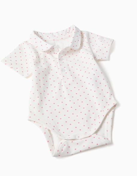 Ensemble body et combinaison en coton Beige clair 3 - vertbaudet enfant 