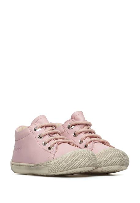 Chaussures en cuir cocoon Rose-+Rose poudré- 2 - vertbaudet enfant 