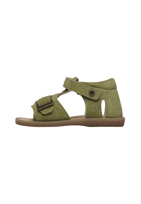 Sandales en suède quarzo Bleu-+Gris- 8 - vertbaudet enfant 