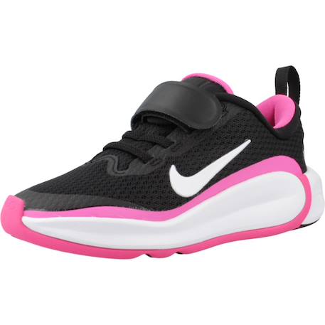 Baskets enfant fille en textile Blanc+Noir+Noir blanc+Noir rose+Noir vert 22 - vertbaudet enfant 