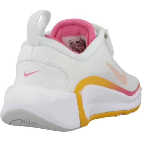 Baskets enfant fille en textile Blanc+Noir+Noir blanc+Noir rose+Noir vert 3 - vertbaudet enfant 