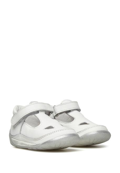 Sandales à œillets san diego new Blanc-+Marine- 2 - vertbaudet enfant 