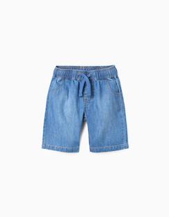 Short midi en jean à enfiler  - vertbaudet enfant