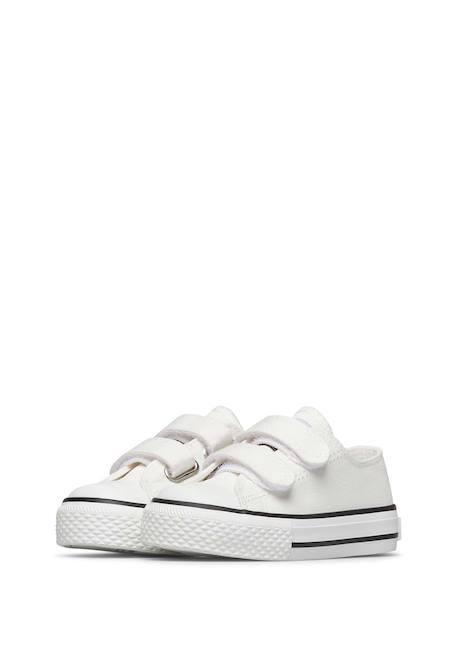 Baskets en tissu avec fermeture scratch ayasy vl. Blanc- 5 - vertbaudet enfant 