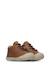 Chaussures premiers pas en cuir avec fermeture éclair cocoon zip Bleu-+Marron- 7 - vertbaudet enfant 
