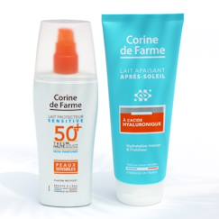 Puériculture-Coffret solaire SPF50 peaux sensibles