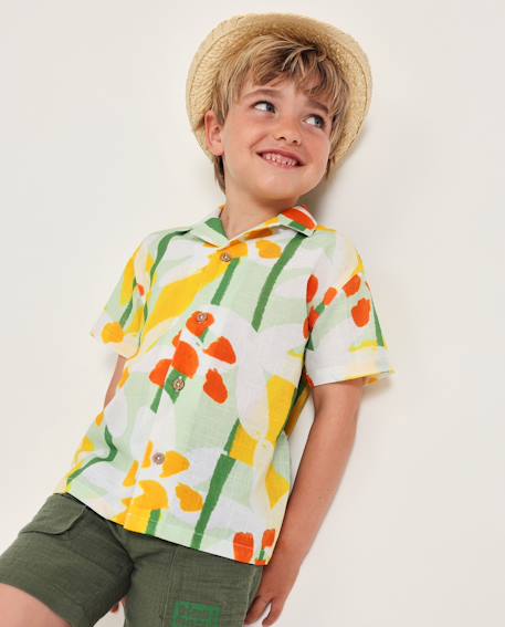 Bébé-Chemise garçon à imprimé artistique