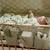 Organisateur de lit pure soft beige Beige+Vert sauge 6 - vertbaudet enfant 