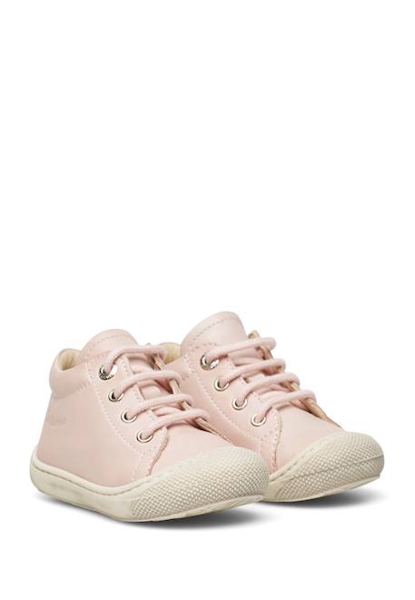 Chaussures en cuir cocoon Rose-+Rose poudré- 7 - vertbaudet enfant 