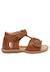 Sandales en cuir à scratch quarzo Marine-+Marron- 6 - vertbaudet enfant 