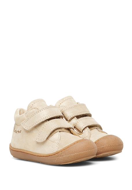 Chaussures en suède pailleté cocoon vl Platine-+Rose antique- 2 - vertbaudet enfant 