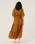 Robe de grossesse et d'allaitement claudette Camel+Petunia 5 - vertbaudet enfant 