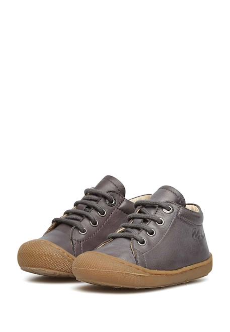 Chaussures premiers pas en cuir cocoon Bleu clair-+Bleu foncé-+Gris-+Jaune-+Sage- 16 - vertbaudet enfant 