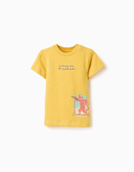 Bébé-T-shirt, sous-pull-T-shirt en coton avec imprimé tigre