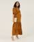 Robe de grossesse et d'allaitement claudette Camel+Petunia 2 - vertbaudet enfant 