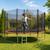 Trampoline ø 4,27 m avec filet de sécurité et échelle pour enfants Noir 1 - vertbaudet enfant 