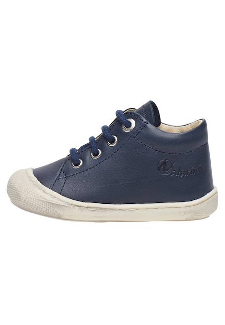 Chaussures en cuir cocoon Bleu-+Cognac-+Gris tourterelle-+Marine-+Vert foncé- 18 - vertbaudet enfant 