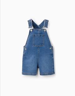 -Salopette courte en jean avec poches