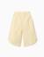 Pantalon à jambe large en coton à rayures Jaune clair 2 - vertbaudet enfant 