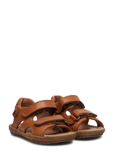 Sandales en cuir sky Beige-+Bleu clair-+Cognac-+Marine-+Orange-+Vert clair- 12 - vertbaudet enfant 