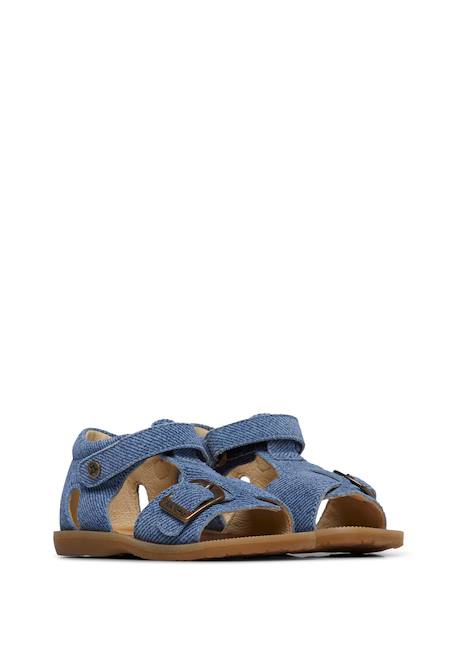 Sandales en suède quarzo Bleu-+Gris- 2 - vertbaudet enfant 