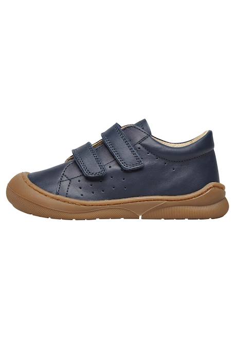 Chaussures premiers pas en cuir gabby vl Cognac-+Marine- 8 - vertbaudet enfant 