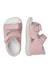 Sandales ouvertes à scratch new river Blanc-+Rose- 9 - vertbaudet enfant 