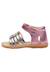 Sandales en cuir rubino Rose-+Rose-platine- 3 - vertbaudet enfant 