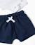 Body-polo avec imprimé mickey + short Bleu foncé 4 - vertbaudet enfant 